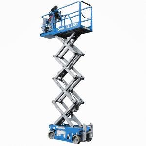 Genie 19 ft self-propelled electric scissor lift Cheap Pice Discount Authentic