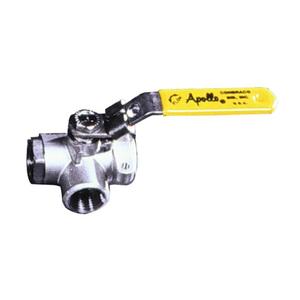 76-600 Series 1/2" Stainless Steel Three-Way Ball Valve Cheap Get Authentic