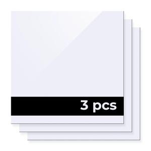 xTool - Two-color Acrylic Sheet - White to Black 300x300x3mm - 3pcs Free Shipping Online