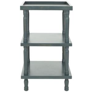 Esmeralda Three-Tier Side Table - Steel Teal Official Site