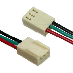 Molex Type 22-01-3037, 22AWG, Pin1=Red 130mm, Pin2=Green 190mm, Pin3=Black 130mm. Reliable Online