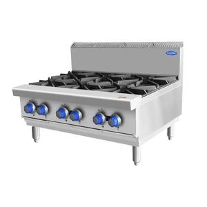 Cookrite Open Countertop Cooktop 6 Burner 900mm Outlet Finishline