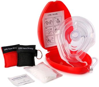ASA TECHMED Adult/Child CPR Pocket Resuscitator Rescue Mask with 2 Keychain CPR Face Shields Outlet 2025 New