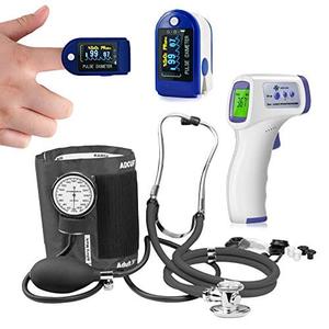 First Responder Lite Triage Kit with Thermometer, Stethoscope, BP Cuff, and Oximeter Cheap Pice Top Quality