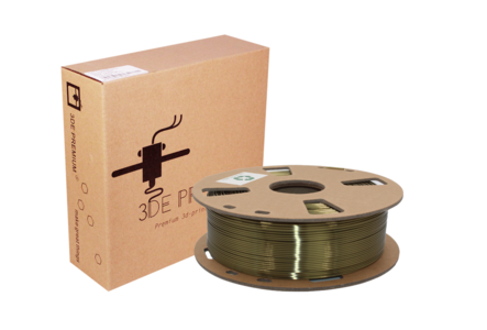 3DE Premium - PLA Silky - Bronze - 2.85mm - 1kg 100% Guaranteed