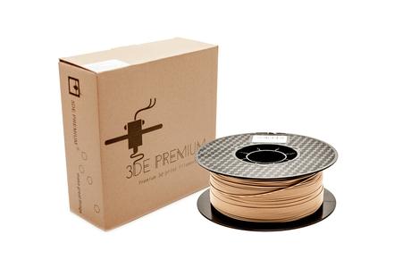 3DE Premium - PLA - Dark Wood - 2.85mm - 1kg Shipping Discount Sale