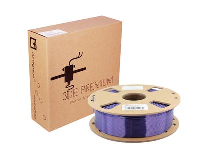 3DE Premium - PLA Silky - Dark Purple - 1.75mm - 1kg (Limited Edition) Sale New
