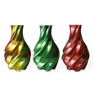 3DE Premium - PLA Silky - Tricolor Gold, Green and Red - 1.75mm - 1kg For Nice