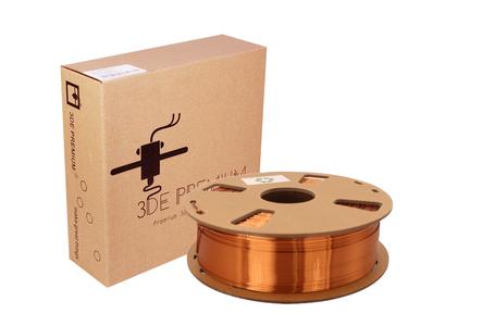 3DE Premium - PLA Silky - Copper - 1.75mm - 1kg Outlet Classic