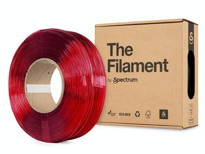 The Filament - PETG - Transparent Red - 1.75mm - 1kg - Refill Cheap Sale Outlet
