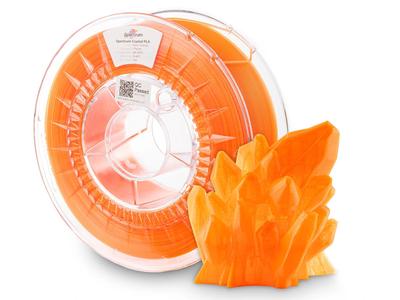 Spectrum - PLA Crystal - Neon Orange - 1.75mm - 1kg Outlet Low Pice Fee Shipping