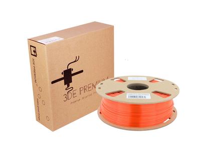 3DE Premium - PETG - Fluorescent Orange - 1.75mm - 1kg (Semi-transparent) New Arrival Cheap Pice