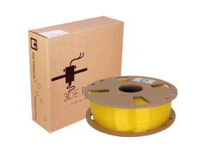 3DE Premium - PLA Transparent - Yellow - 1.75mm - 1kg Cheap Real Eastbay