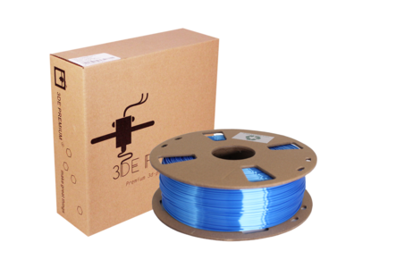 3DE Premium - PLA Silky - Dark Blue - 1.75mm - 1kg With Paypal Free Shipping