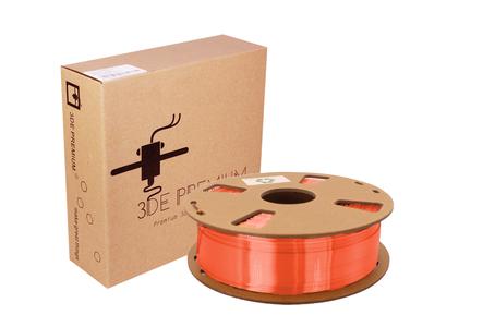 3DE Premium - PLA Silky - Goldfish Orange - 1.75mm - 1kg Factory Outlet