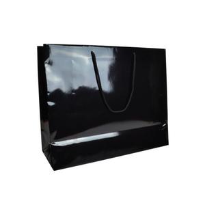 SAMPLE - Extra Large - Black Gloss Laminated European Gift Bag Wiki Cheap Pice