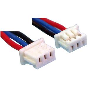 Molex Type 51021-0300, Leads RED, BLUE & BLACK=100mm AWG28. Free Shipping