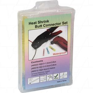 Heatshrink Butt Connector Set 32 Piece AWG10 to AWG22 ranges Buy Cheap Official Site