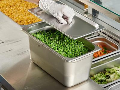 10.5 Inch 1/4 Stainless Steel 6 Inch Deep Food Pan with Lid SN1/4-6 Discount Many Kinds Of
