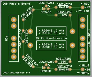 80sBits G08 paddle board PCB Buy Cheap Latest