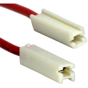 4.8mm Red Insulated Female Spade Terminal with 500mm Leads. Outlet Reliable