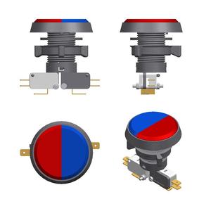 iL PSL-D Dual Push Button Red/Blue Cheap Discount Sale