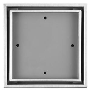 Lagos Series Veil (Tile-In) Line Centerpoint Drain 4" x 4" Clearance Fashionable