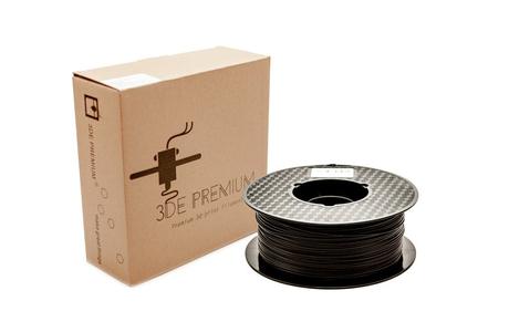 3DE Premium - PLA - Carbon Fiber Black - 1.75mm - 1kg Cheap Official