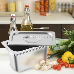 12.8 Inch 1/3 Stainless Steel 6 Inch Deep Food Pan with Lid SN1/3-6 Sale Footlocker Finishline