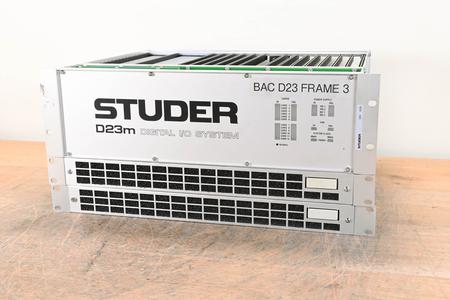 Studer D23m I/O System w/ A-Link HD Card, Fan Module, and Filter Module Cheap Sale Geniue Stockist