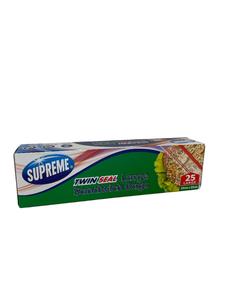 Supreme Sandwich Bags Large 25pk Cheap 100% Original
