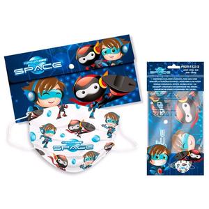 Mascherine Chirurgiche per Bambini 5Pz più Custodia Free Shipping Low Cost