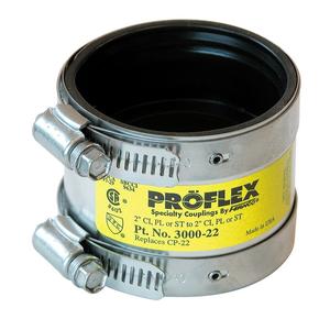 Coupling Proflex Shielded 2 Inch Cast Iron to Plastic/Steel/E x tra Heavy Free Shipping Manchester Great Sale