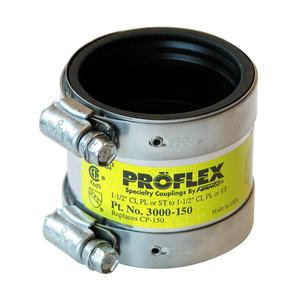 Coupling Proflex Shielded 1-1/2 Inch Cast Iron to Plastic/Steel/E x tra Heavy Sale Top Quality