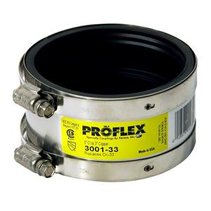 Coupling Proflex Shielded 3 Inch Cast Iron to Copper Outlet Finishline