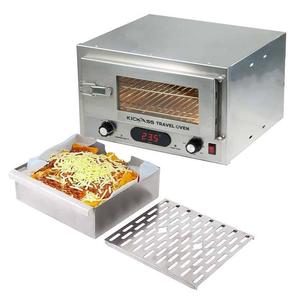 KickAss 12V 130W Portable Travel Oven Small - Glass Door, Thermometer & Tray New Arrival