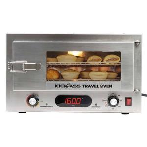 KickAss 12V 130W Portable Travel Oven Small - Glass Door and Thermometer Buy Cheap Inexpensive