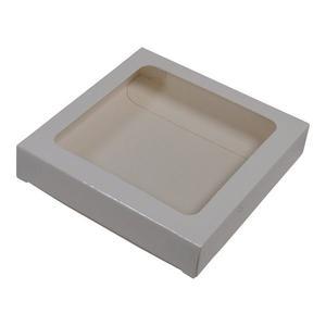 One Piece Paperboard 100mm Cookie Box with Window Buy Sale Online
