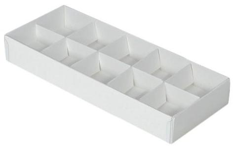 10 Pack Chocolate Box with Clear Lid - Paperboard (285gsm) (Base, Inserts & Clear Lid) Discount Inexpensive