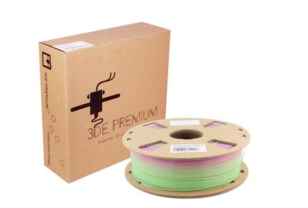 3DE Premium - PLA Glow In Dark - Green-Purple - 1.75mm - 1kg Discount Cheap Online