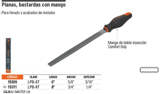 Truper Bastard Cut Flat File Handle Discount Best Seller