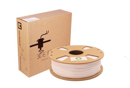 3DE Premium - Flexible PLA - 54D - All White - 1.75mm - 1kg For Sale Wholesale Pice
