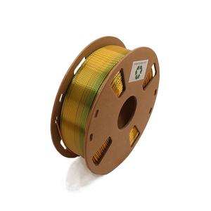 3DE Premium - BiColor - PLA Silky - Green & Yellow - 1.75mm - 1kg Clearance For Cheap