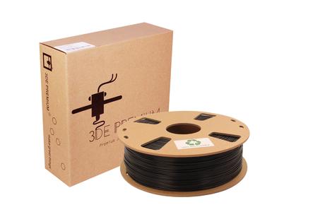 3DE Premium - Flexible PLA - 54D - All Black - 1.75mm - 1kg Discount Professional