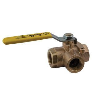 70-600 Series 1-1/2" Standard Port 3-Way Diversion Bronze Ball Valve Cheap New Styles