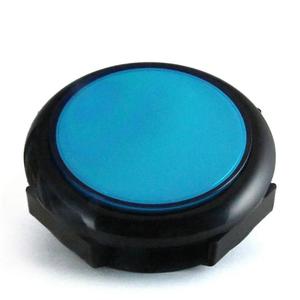 Big Blue/Black 90mm LED Pushbutton Clearance Best