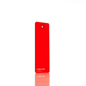 FLUX - Acrylic - Clear Red - 3mm Outlet Discount Sale