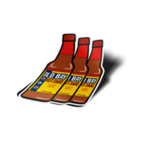 OLD BAY Hot Sauce Cartoon  / Sticker Cheap Wiki