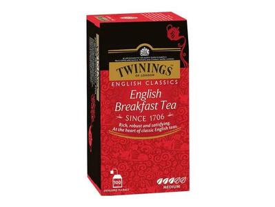 Twinings English Breakfast Tea 100 Tea Bags Cheap Geniue Stockist