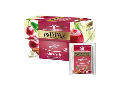 Twinings Infuso Cherry and Cinnamon Tea (Pack of 20) Free Shipping Clearance Store